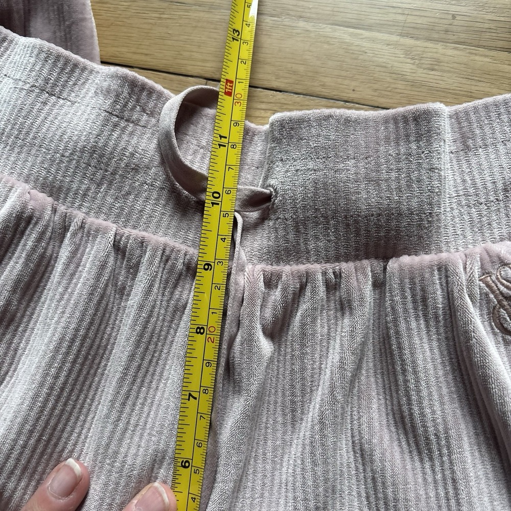 Victoria's Secret On Point Tracksuit Jogger‎ Pants XS Velour Ribbed Cozy Lounge - Picture 7 of 9
